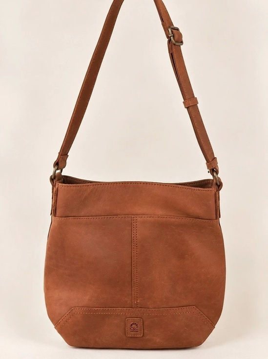 C&C California Handbags - C&C California Brown Crossbody Shoulder Bag Adjustable Strap Boho Purse